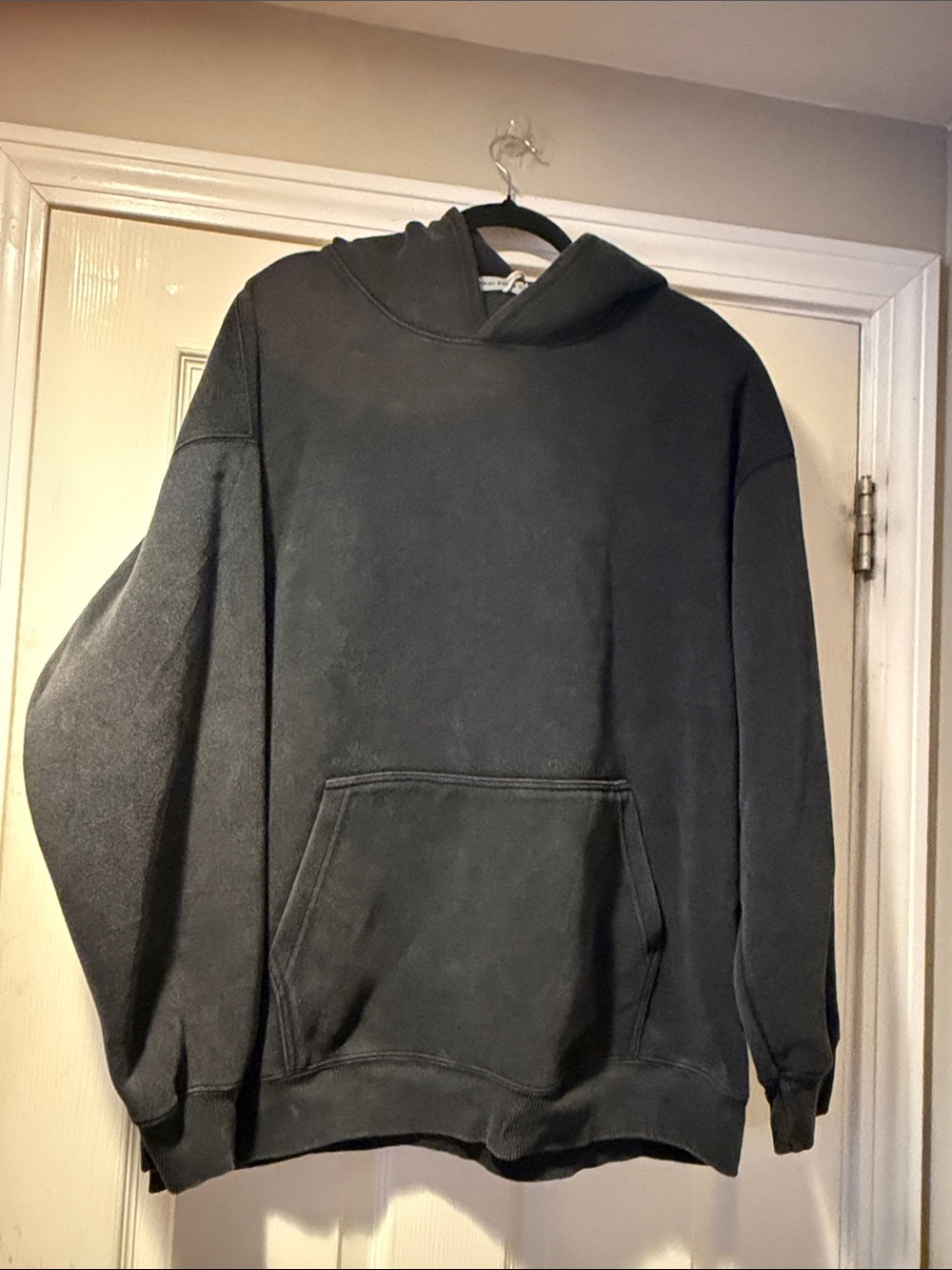 Aelfric Eden Oversized Hoodie in Washed Black XL